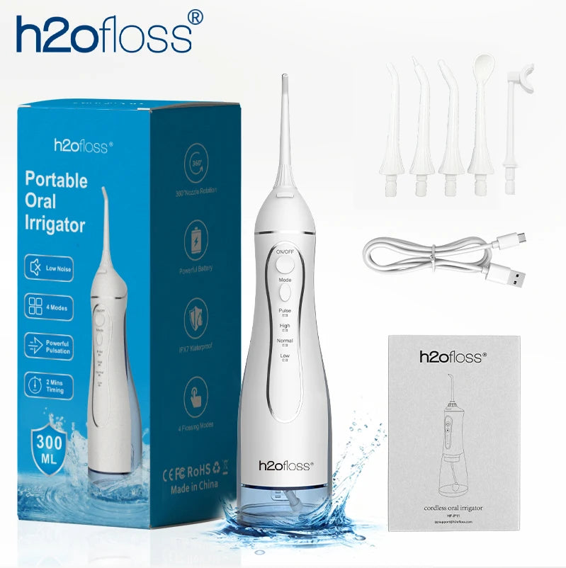 H2OFloss Portable Water Flosser – 300ml
