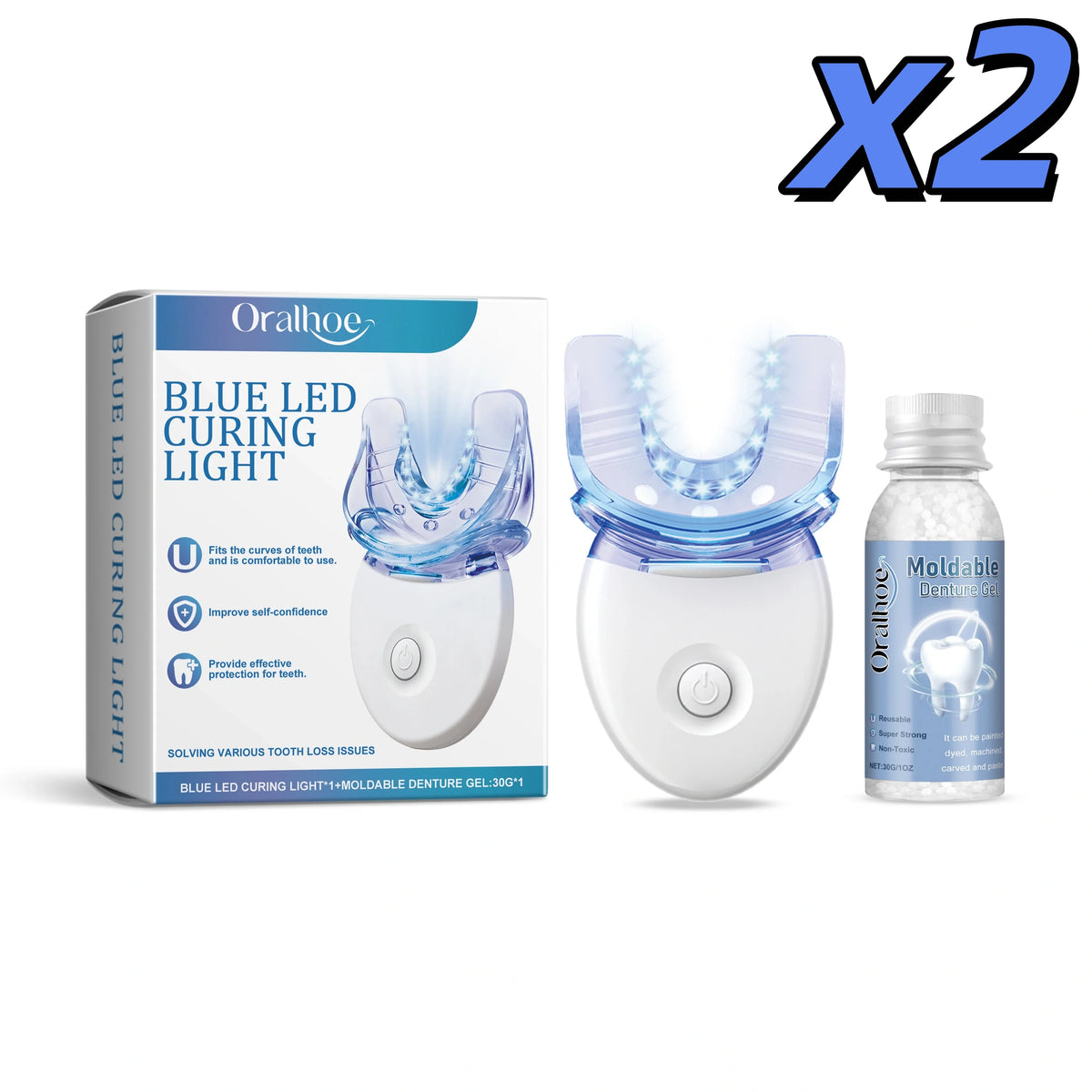Oralhoe Dental Repair Kit – LED Light